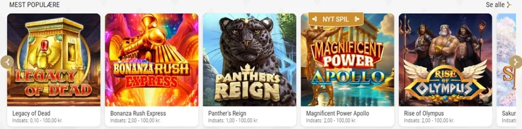 tivoli casino – populære spil