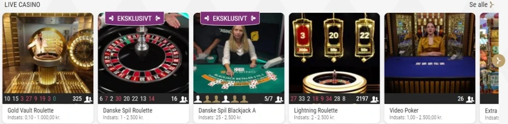 Tivoli – live casino